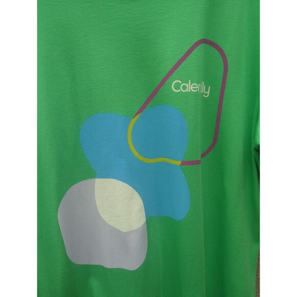 Marine layer mens SM signature crew Mid Century Graphic tee In Green Vintage - Picture 2 of 9